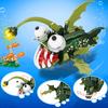 Sea World Animal Building Blocks Seahorse Shark Whale Assembly Bricks Model Set Children's Educational DIY Toys Holiday Gifts