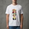 Unisex Summer Loose Breathable T Shirt One Piece Luffy Zoro Sanji Trio Classic Look Graphic Print Casual Wear For Shopping