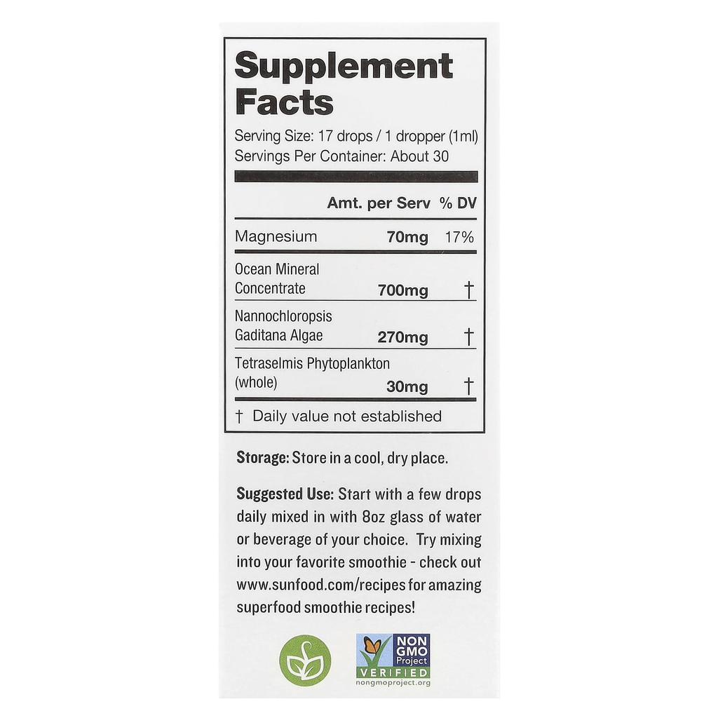 Essentielles marines Phytoplankton, 30 ml (1 fl oz)