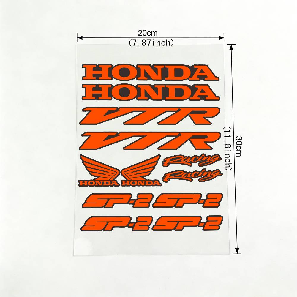 For HONDA VPR SP2 18 Colors Reflective Motorcycle Stickers Waterproof Vinyl Decals For Motorbike Helmet Fuel Tank Bike TP6