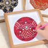 Song Jin Fabric Pearl Paintings Material Kit Engraved Pattern Simulated Pearl DIY Pearl Paintings Kit Handmade