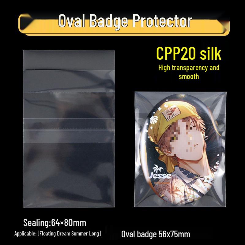 

Floating Dream Summer Love Self-Sealing Oval Bag (56x75mm, CPP Protective Sleeve) CPP 20 microns - 20 pieces