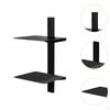 Invisible Floating Bookshelf Book Organizer Wall Mount 2 Tier Minimalist Shelves Shelf