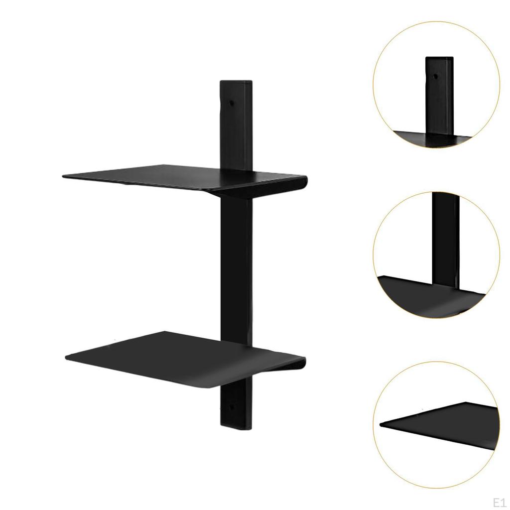 Invisible Floating Bookshelf Book Organizer Wall Mount 2 Tier Minimalist Shelves Shelf