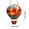 2D Flat Acrylic Hot Air Balloon Light Catcher Celebration Window Hanging Sun Catcher Home Decoration