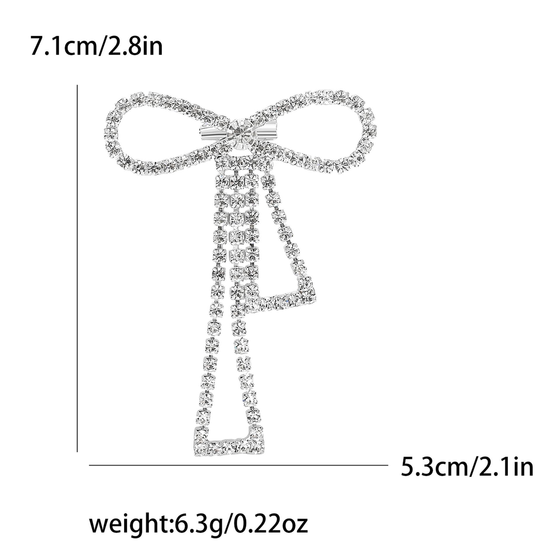 

Корейская мода, инкрустированная бриллиантами брошь-бант, простые и высококачественные аксессуары для женской одежды, булавка для корсажа