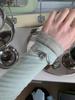 Premium silver old spiral opening bracelet light luxury medieval cold simple versatile fashion bracelet jewelry