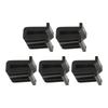 5Pcs Car Clips Wiper Decorative Plate Deflector Racks Subcatching Clips Clamps for Nissan Tiida Teana Livina D50 R50 Black