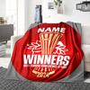 Custom Name UEFA Europa Conference League Winners Blanket for Couch & Bed, Plush Cozy Fuzzy Blanket Super Soft & Warm Blankets for Fall and Winter. 09