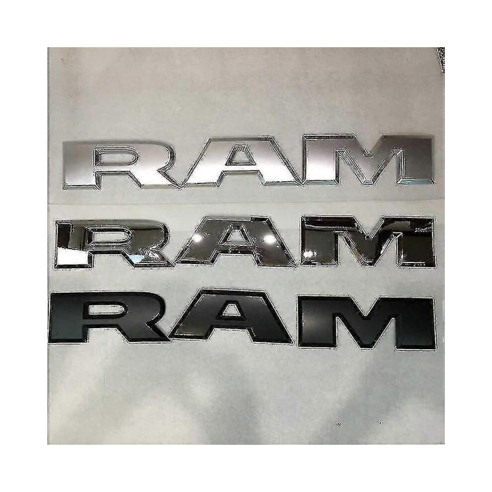 Suitable For Dodge Ram Trunk Car Logo Pickup Stickers Ram 1500 2500 3500 Rear Trunk Large Size Car Sticker