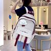 Schoolbag Korean Version Ins New High-value, Fresh and Sweet Contrasting Backpack, Lightweight and Large-capacity Backpack for Junior and High School