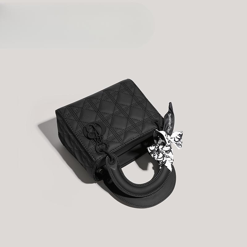 Matná výšivka Linie Princezna Kabelka Módní Vše v jednom Kabelka Módní Taška přes rameno Crossbody Žena