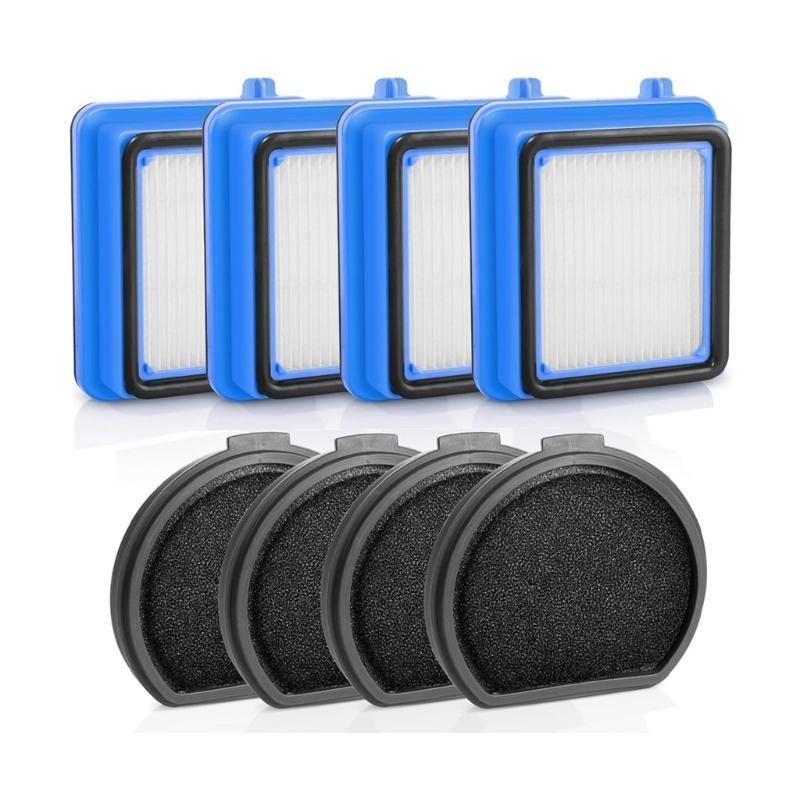 

8Pieces High Efficiency Filters Vacuum Cleaner Filters Replacement Filter Plastic Texture Spare Part for Vacuum Cleaner 1