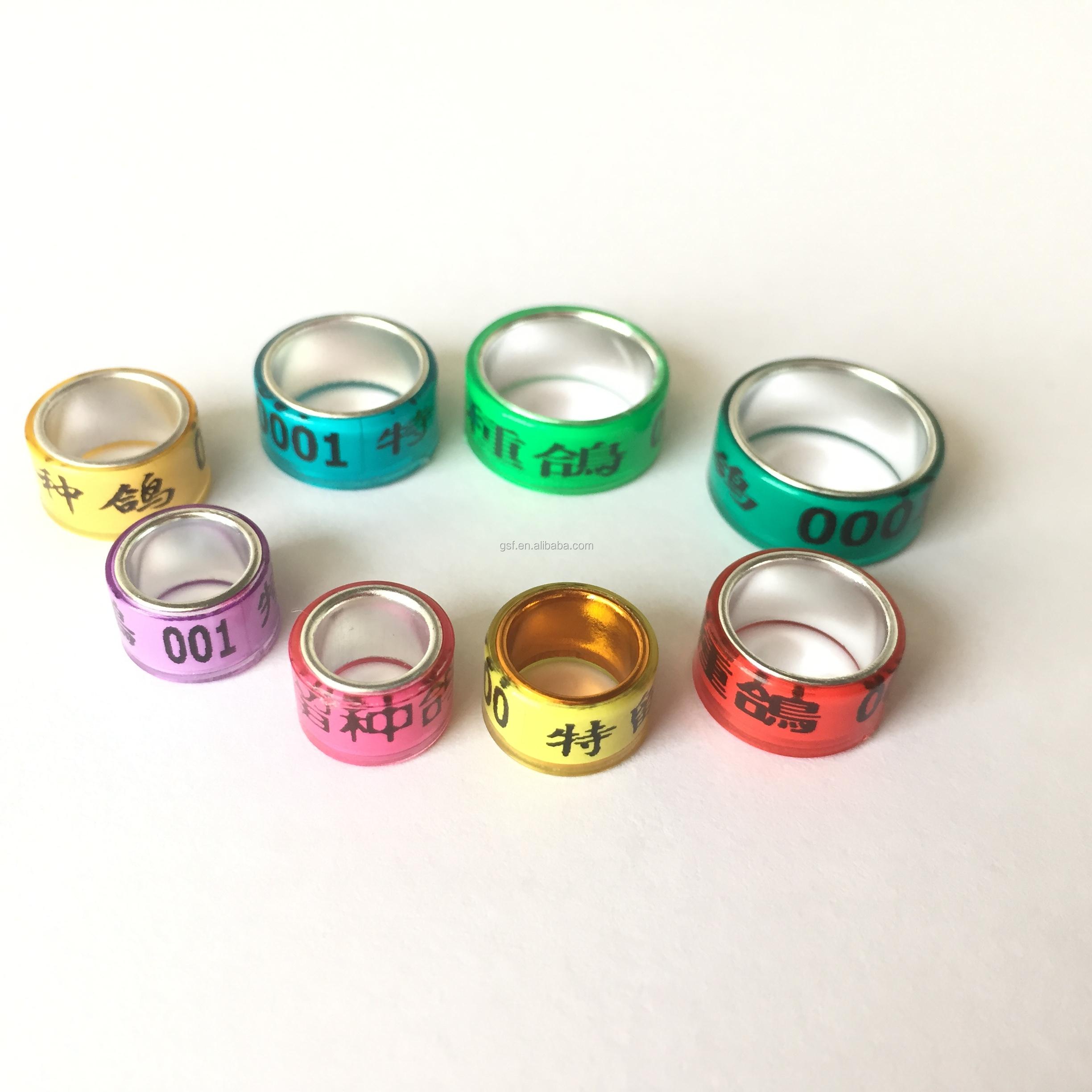 Cheaper Price 10.3mm Height Size Racing Pigeon Band Training Pigeon Foot Ring синий