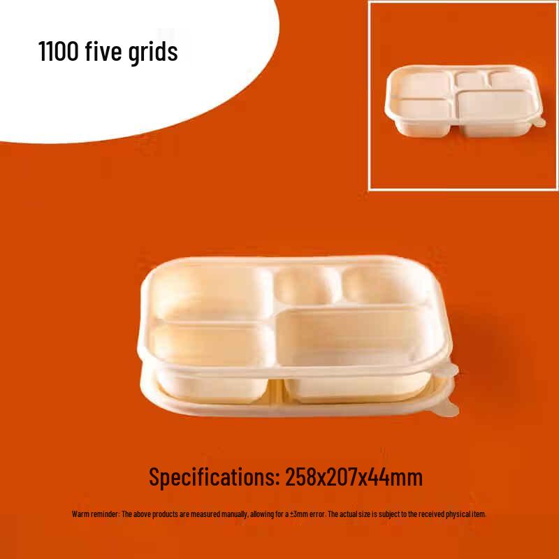Shenghua Heyiyuan Eco-Friendly Corn Starch Multi-Compartment Meal Boxes