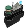 2 Packs Car Seat Gap Filler Organizer, Multifunctional Car Seat Organizer with Adjustable Cup Holder, Universal Automotive Accessories Car Seat