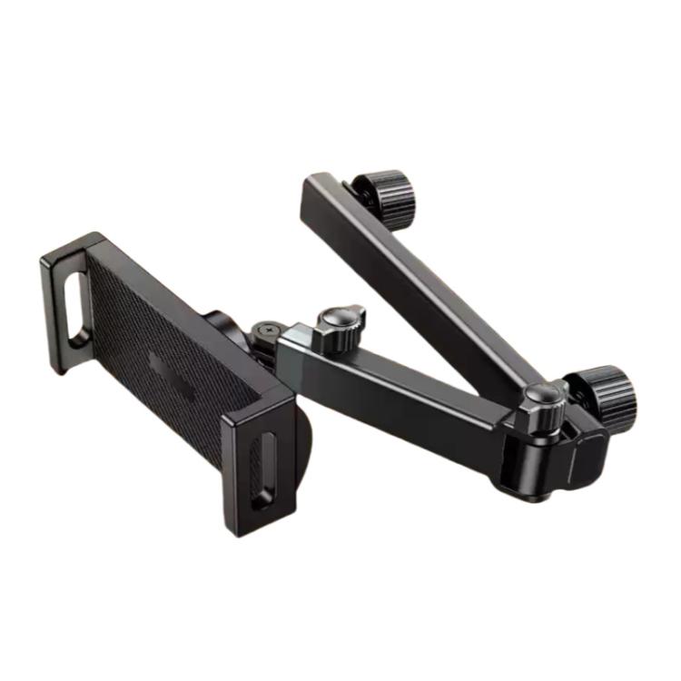 Telescopic Car Rear Pillow Phone Tablet Holder 2-Section Folding Headrest Bracket