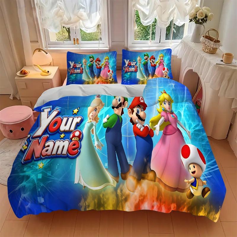 Custom 3pcs Adventure Heroes Unite Bedding Sets For All Sizes New 184D Printed Bed Cover Comforter Duvet Cover Pillowcase Bedroom Decoration