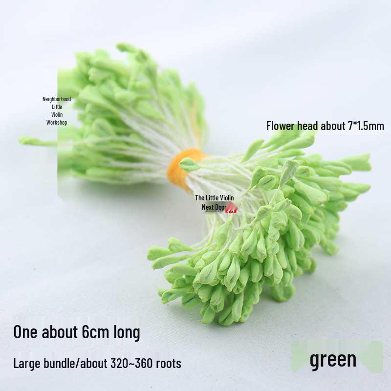 Korean Flat-Head Matte Flower Buds for DIY Hair Accessories