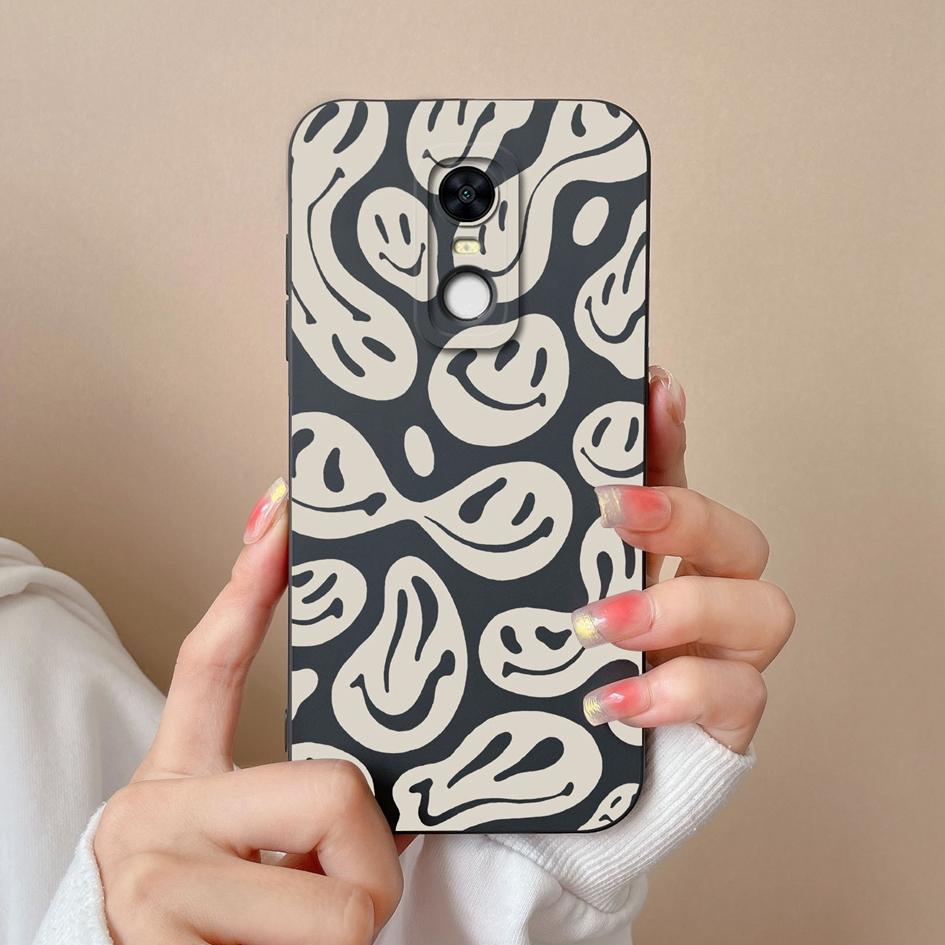 Für Redmi Note 10 7S 9S 10S K80 7 8 9 9T 10T Pro Max Plus Bumper Hülle Hübsches Etikettenmuster Quadratische Weiche Flüssigsilikon Schutzhüllen Für Redmi Capa