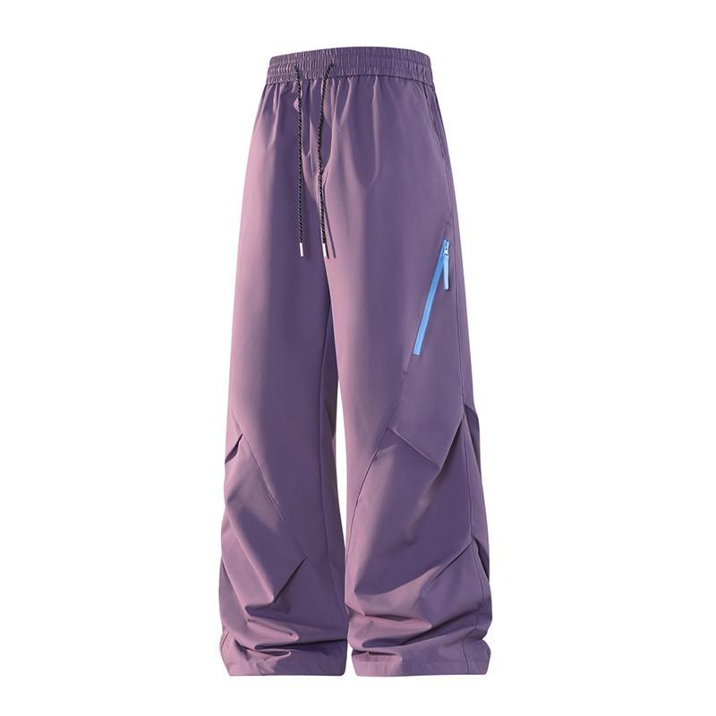 Men Women Winter Waterproof Windproof Hiking Pants With Removable Duck Down Liner 2-Piece Set