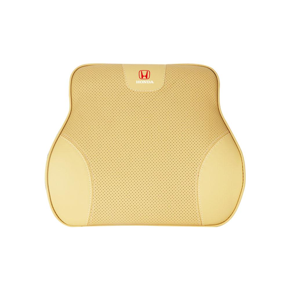 LUP1 Car Seat Back Neck Pillow Waist Support Cushion Pad Headrest For Honda Civic Accord City CRV Jade Fit Odyssey Hybrid Accessories