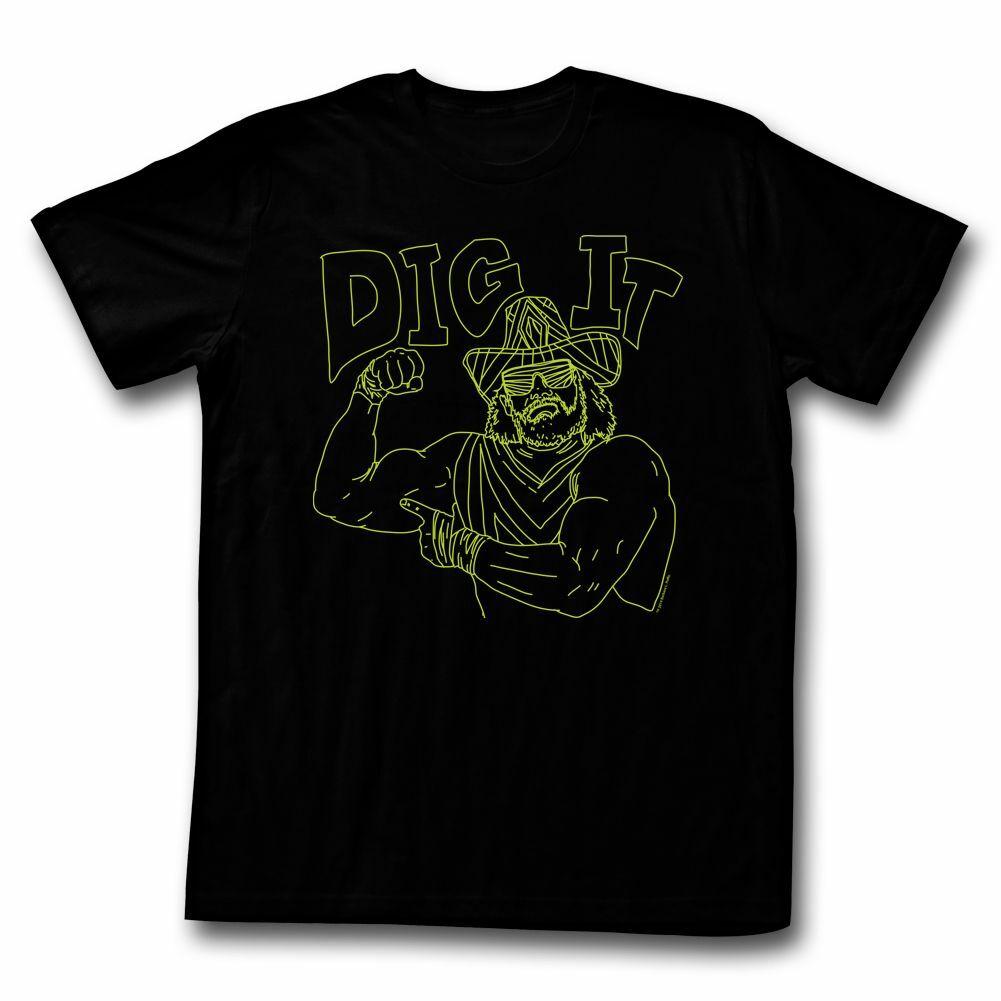 Macho Man Do It Black Adult T-Shirt Mens Womens Tees Top S