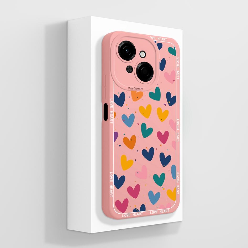 Do etui na telefon Tecno Pova 4 5 6 Pro Neo 3 Pop 8 9 z płynnego silikonu, modny mały miś, słodki, pulchny kot, miękka ochrona aparatu, torby na telefony do Tecno Capa