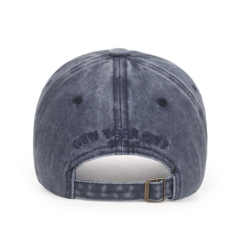 Șapcă nouă cu calotă moale, din pânză retro spălată și acoperită, broderie tridimensională, șapcă de soare, șapcă de baseball veche decolorată, bărbați