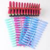 24pcs/set DIY Quick Nails Lengthened Ballet Matte T-shaped False Nails Multi-color Strips Finished Wear Manicure