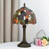 Beautiful Vintage Style Table Lamp Multi-Color Vintage Bedside Table Desk Lamp 8 Inch Wide Reading Light Decor