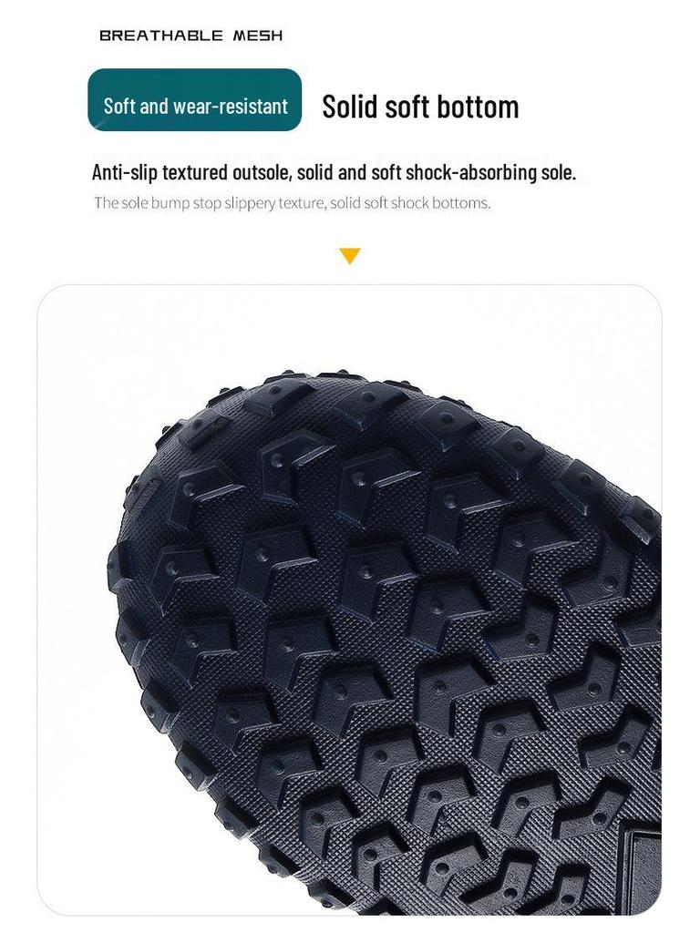 Boys' Lightweight Shock-Absorbing Running Shoes with Rotating Buckle for Autumn/Winter