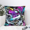 Pillow Cover Cartoon Cute Doodle Novelty Pillow Case For Couch Sofa Bedroom Pillowcases