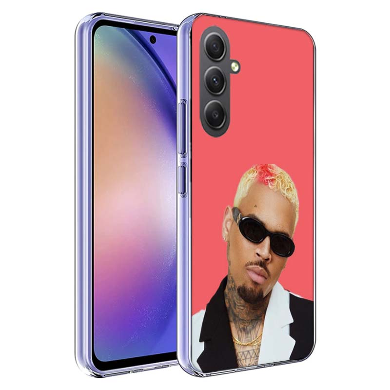 Chris Brown American Rapper Phone Case for Samsung A17 A37 A57 A07 A16 A26 A36 A56 A06 A02S A12 A22 A32 A52S A04S A14 A24 A34 A5 Samsung A22 4G