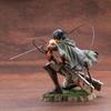 16 cm Anime Heykeli Attack on Titan Artfx J Levi Yenilenmiş Paket Sürümü. PVC Aksiyon Figürü Anime Model Oyuncaklar Koleksiyonluk Bebek Hediye