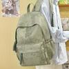 Schulranzen einfache japanische große Schultasche High-School-Schüler College-Student Rucksack Mittelschule Koreanische Version Rucksack