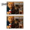 Gift for Cat Owners Fans 2027 Drunk Cats Calendar, Funny Wall Calendar with 12 Hilarious Drinking Illustration, Monthly Planner Home Office