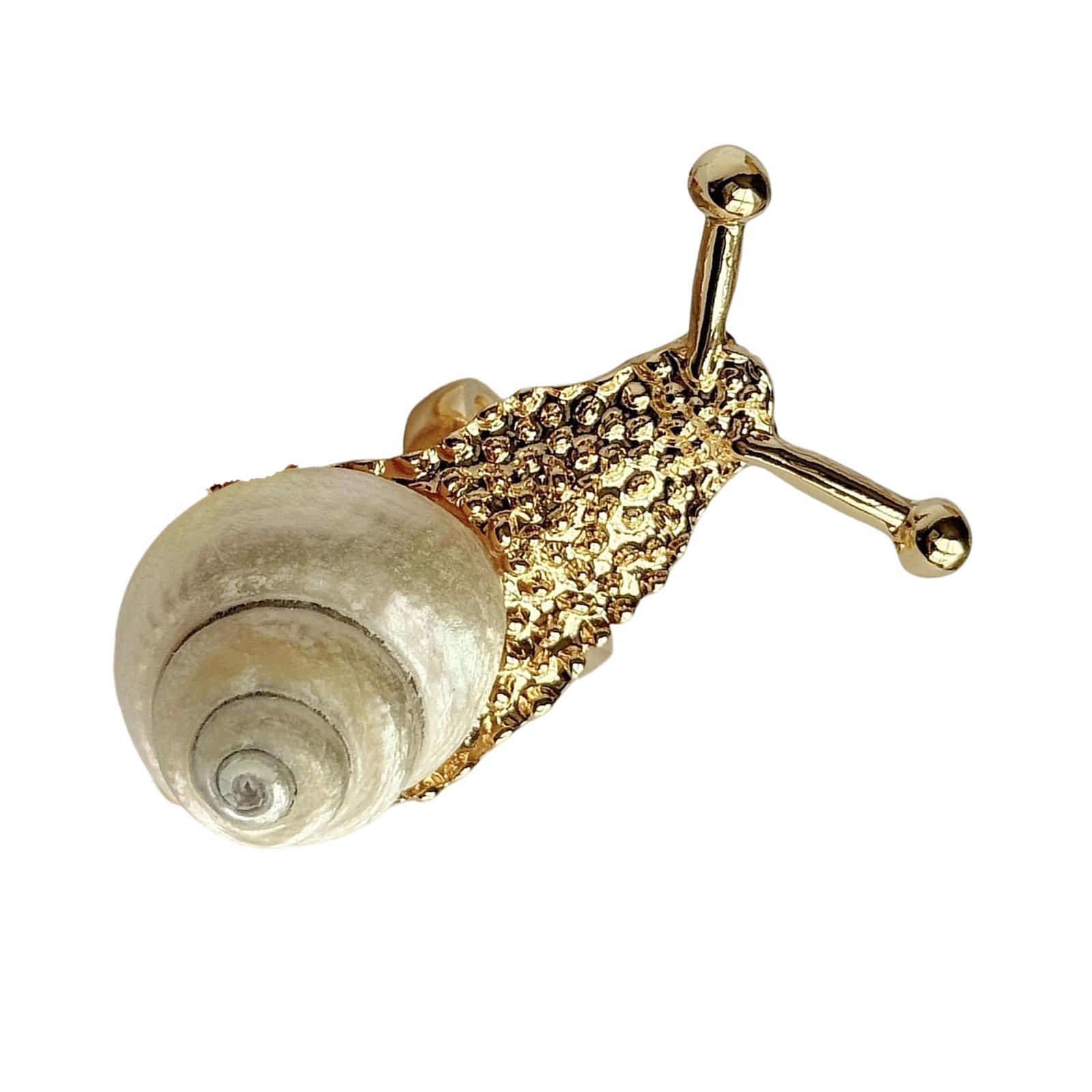 

Oversized Snail Designs Shell Rings Fashion Jewelry for Vacation Outfit and Resort Accessories
