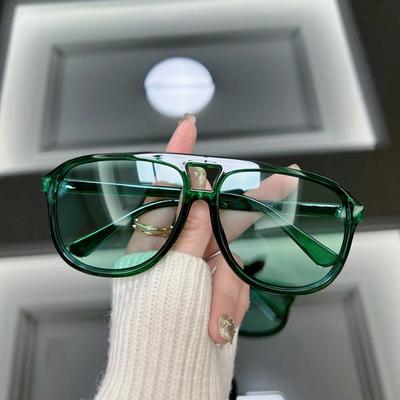 Fashion Oversized Sunglasses Women Brand Designer Vintage Sun Glasses Female Candy Color Big Frame Outdoor