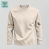 Jeanswest Life Men's Loose Cotton Long-Sleeve Crewneck T-Shirt