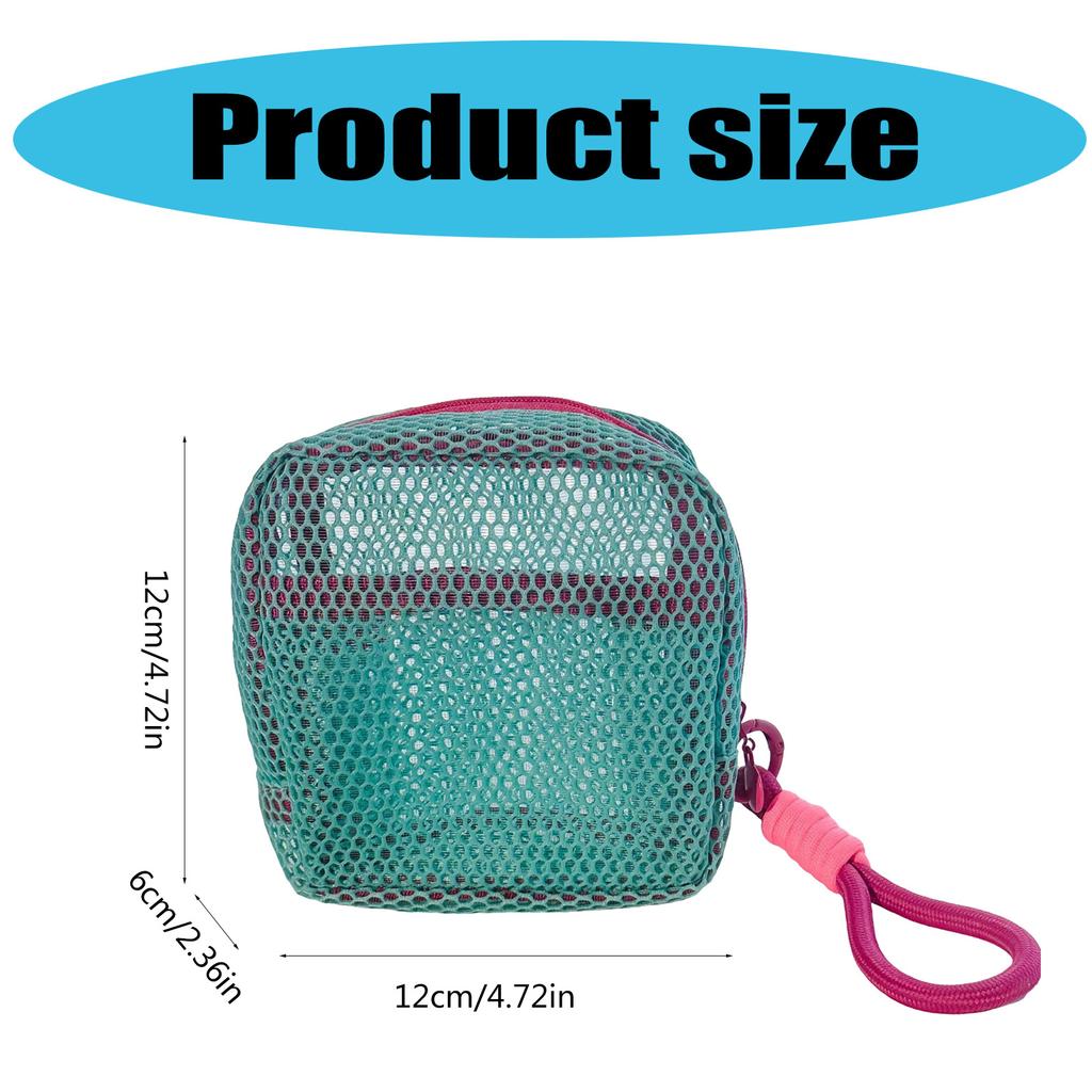 Dopamine Color Toiletry Holder Cosmetic Organizer for Travel or Daily Use Soft Texture Zippered Makeup Bag with Handle