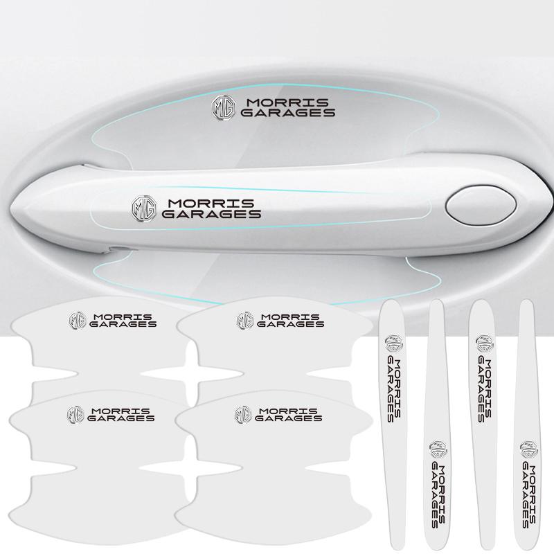 8Pcs Car Door Bowl Film Transparent Handle Sticker Protector Cover For MG ZS MG5 GS HS GT ZST MG3 MG6 MG7 Hector EZS EHS Pilot dyw1