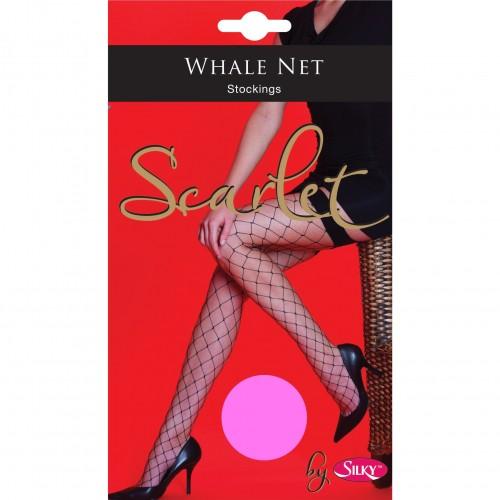 Silky Womens/Ladies Scarlet Whale Net Stockings (1 Pair)