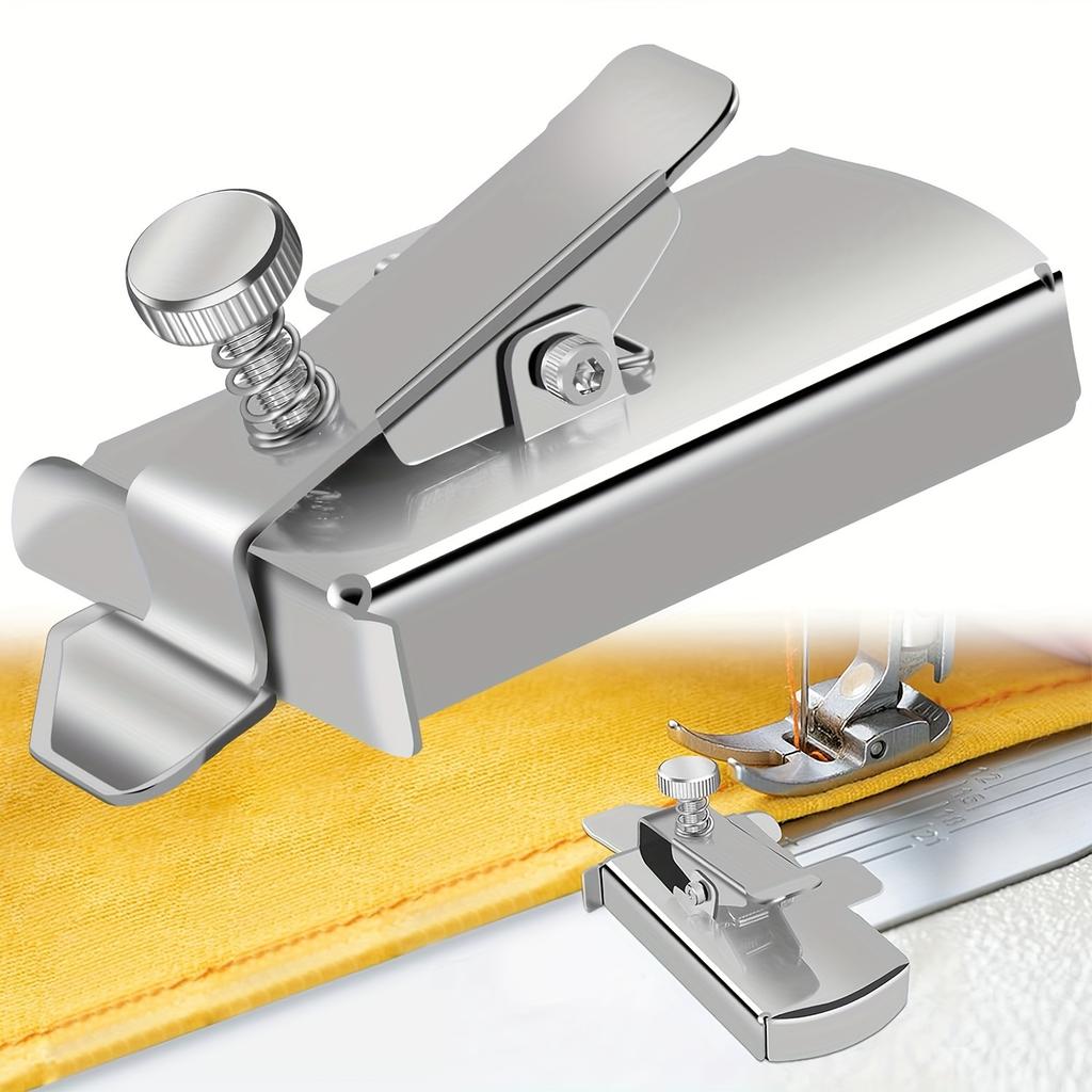 Magnetische Nahtführung für Nähmaschinen, multifunktionales Nählineal für gerade Säume, universelle Nähmaschinenaufsätze