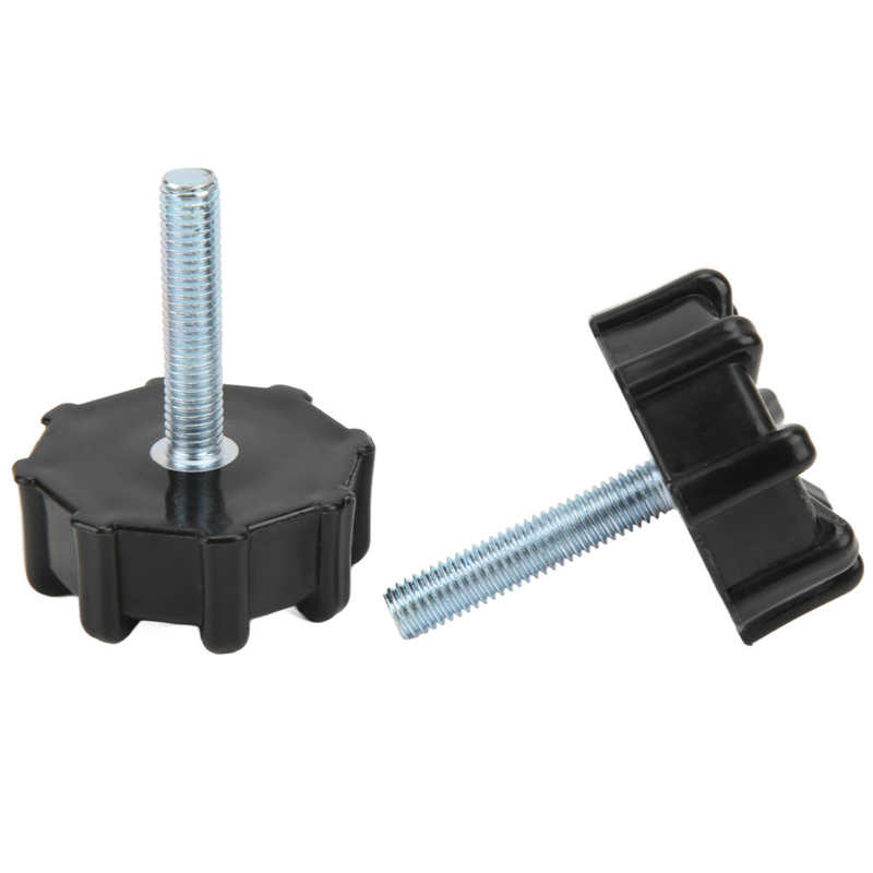 Manopola Manubrio Bulloni Forma a Stella Bassa Acciaio al Carbonio Manopola Manuale Vite di Serraggio Antiruggine per