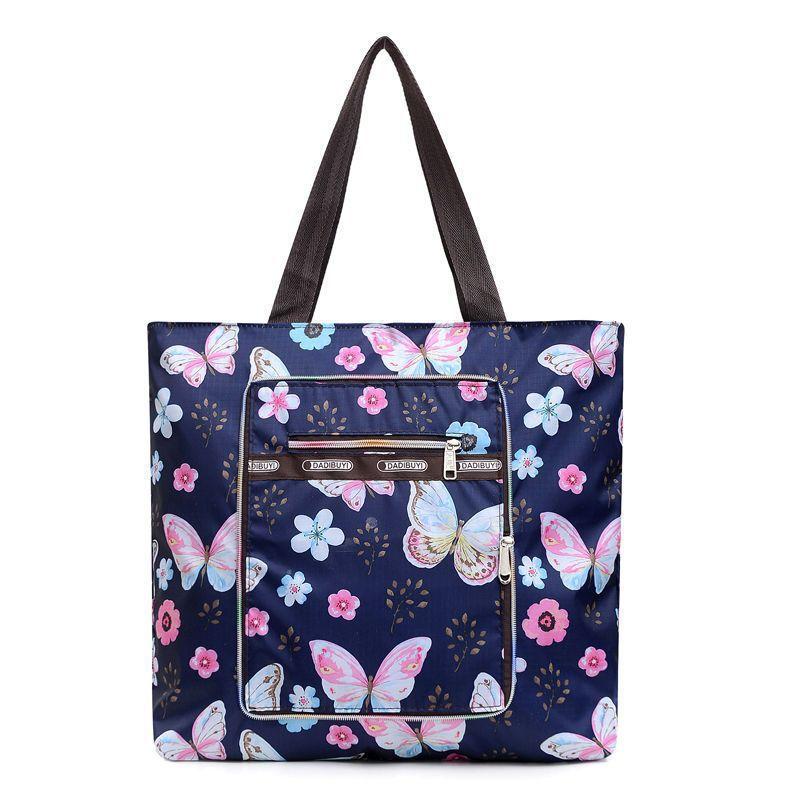 

Большая легкая складная портативная сумка для покупок, портативная, большой вместимости, портативная на плечо, женская сумка, сумка для хранения