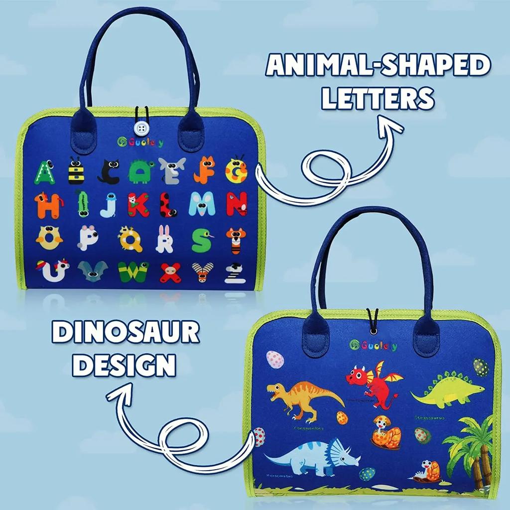 Kids Montessori Suitcase Toys Educational Learning Buckle Training Essential Baby Busy Board Sensory Intelligence Developing