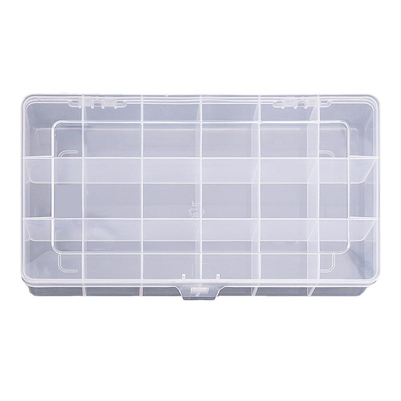 Jewelry Container Box Rectangular/Round Organizer for Case with Lid for Jewelry Earring Nail Art Charms Multipurpose Hol