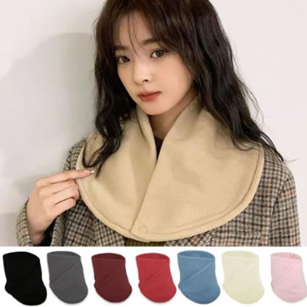 Windproof Thickened Warmth Autumn Neck Sleeve Breathable Women' Scarves