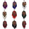 Fringes Russian Style Muffler Scarf Fashion Tassel Shawl Floral Poncho Shawl Women's Wear